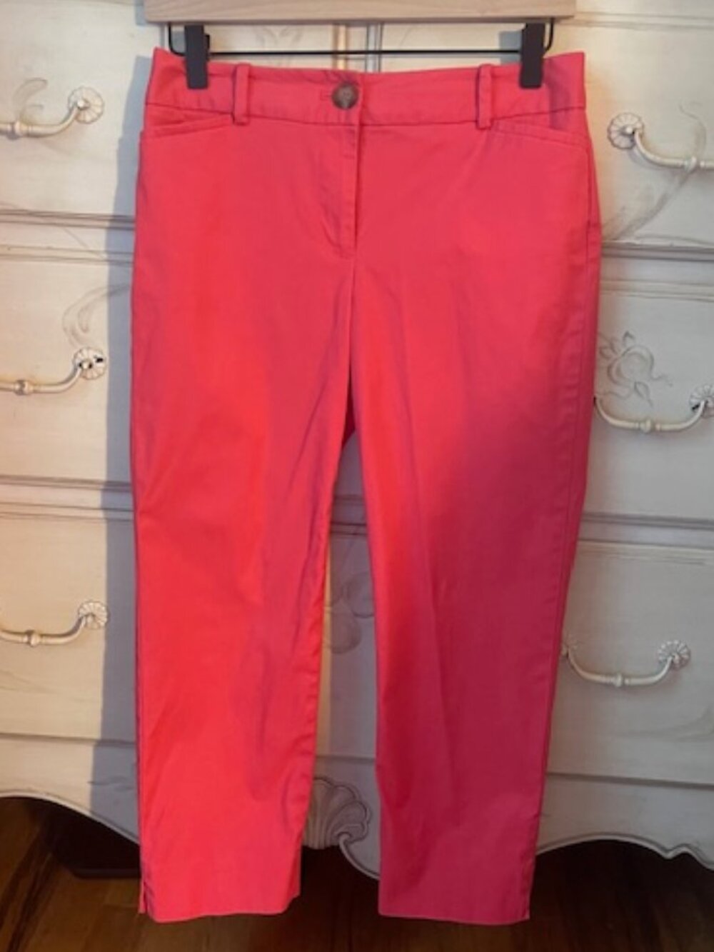 Talbots Hot Pink Cotton Chinos - size 2P